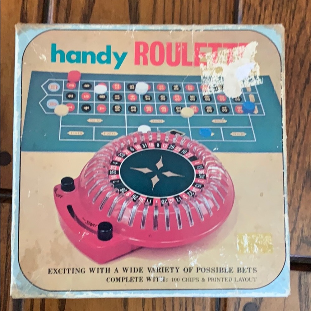 Vintage handy roulette game